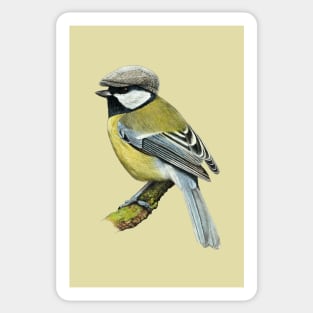 Great tit Sticker